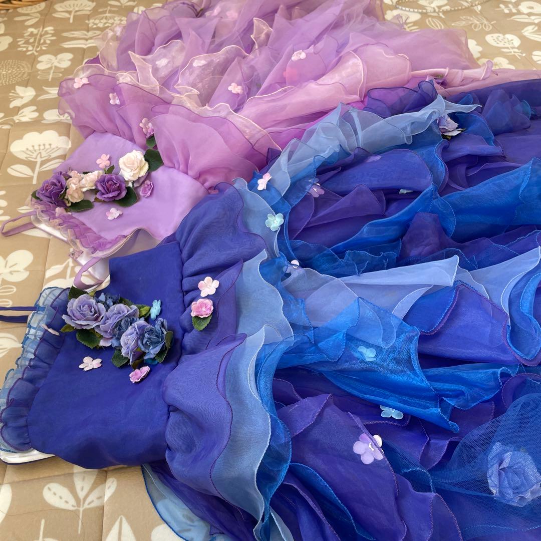 ロングドレス　スタジオアリス　青色　薄紫色　まとめ売り　ハロウィン