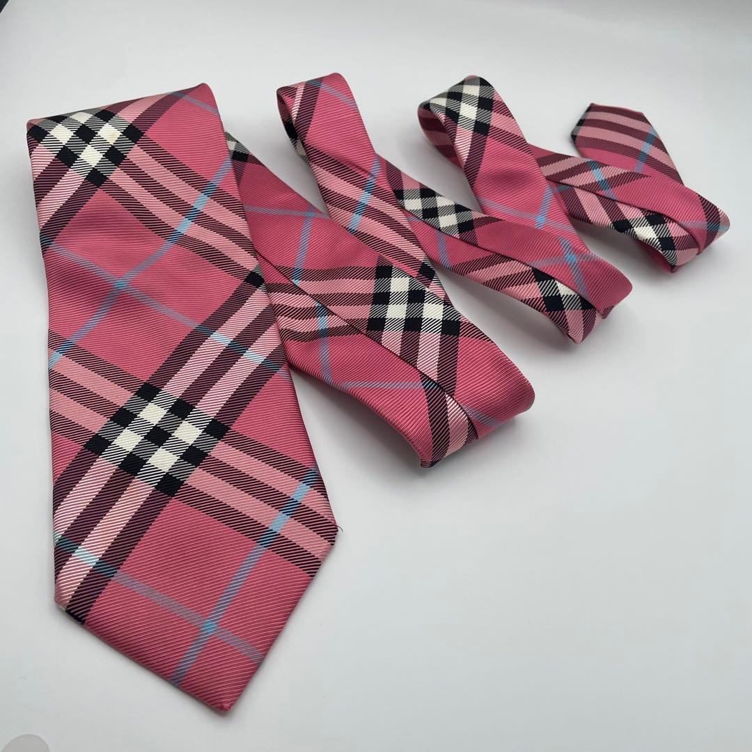 ✨極美品✨BURBERRY ネクタイ 廃盤モデル ノバチェック 高級シルク 人気