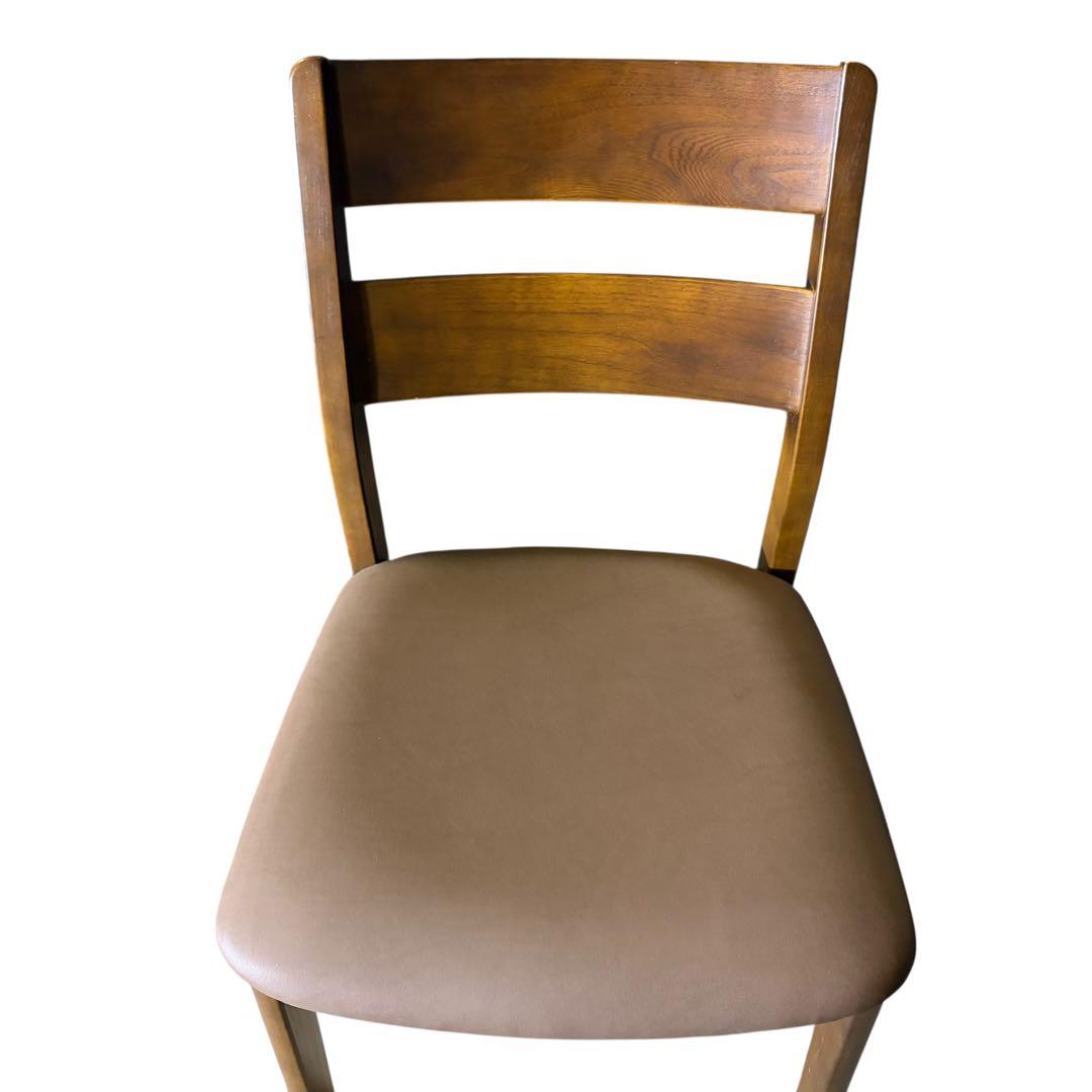 極美品 飛騨産業 ダイニングチェア キツツキマーク 2脚セット②