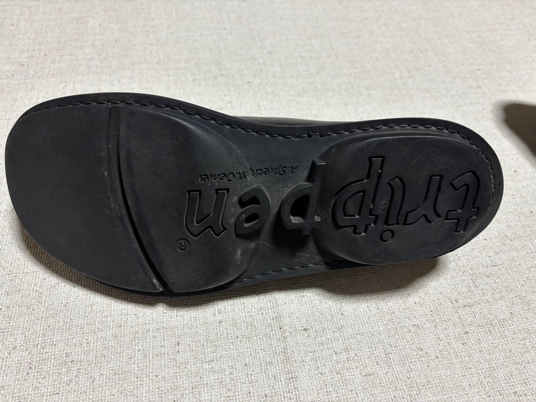 tippe レザー シューズ 黒　サイズ40