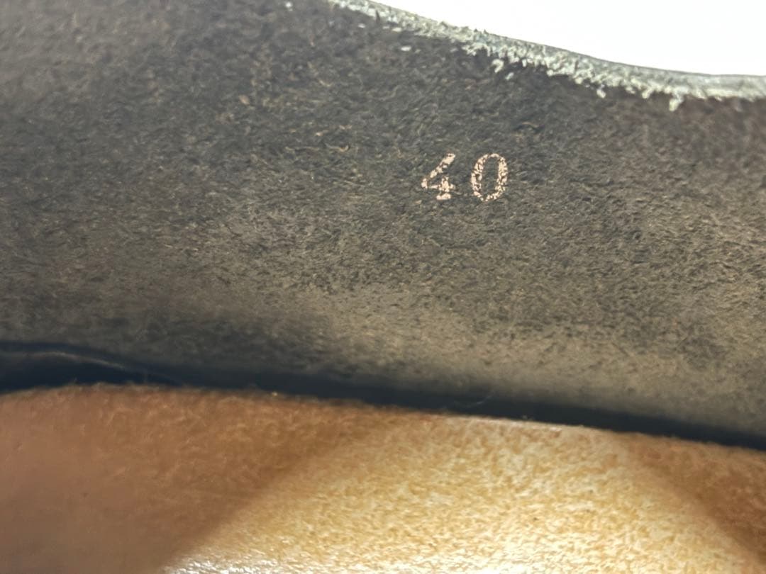 tippe レザー シューズ 黒　サイズ40