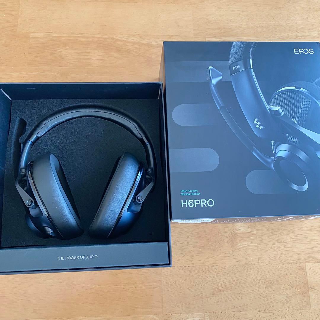 EPOS H6Pro ゲーミングヘッドセット 有線 開放型　ヘッドホン　イヤホン