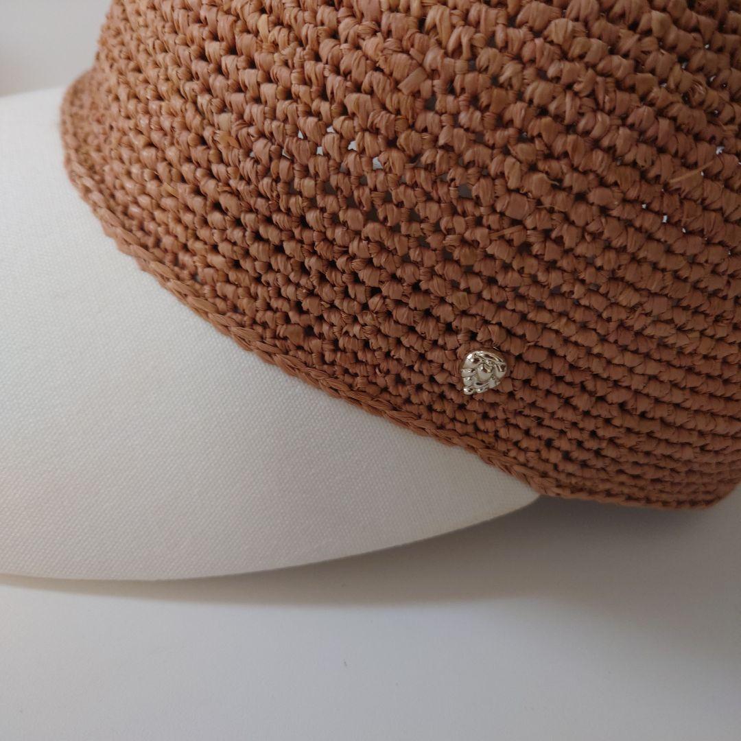 【新品】ヘレンカミンスキー　　VIVETTE　キャップ麦わら　ヌガー色