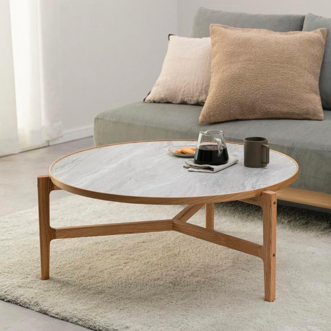 FORM マーブルラウンドテーブル Sサイズ ほぼ未使用/新品価格47,850円