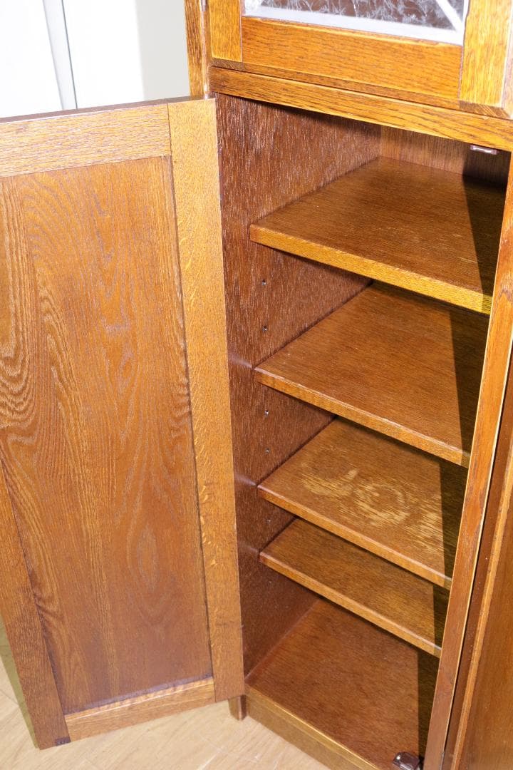 に*ん様 三越ブルージュ★キャビネット★ステンドグラス★木製家具★