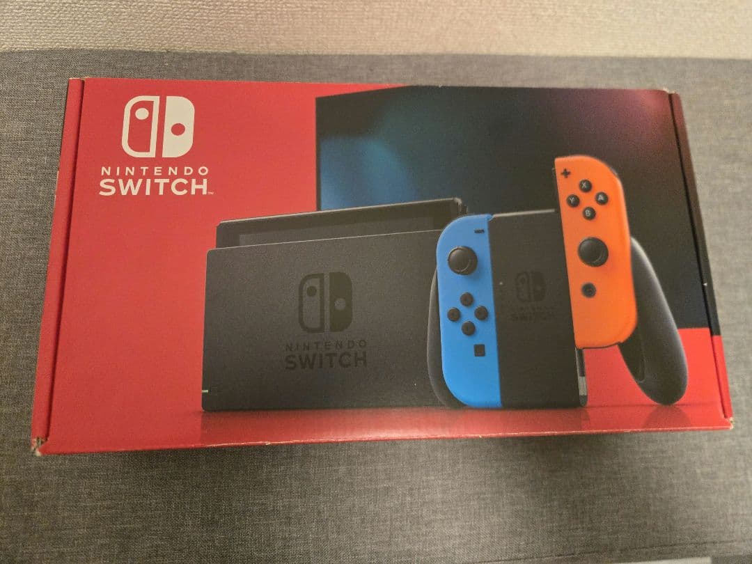 ​【SDカード付】Nintendo Switch 本体 ネオンブルー/レッド