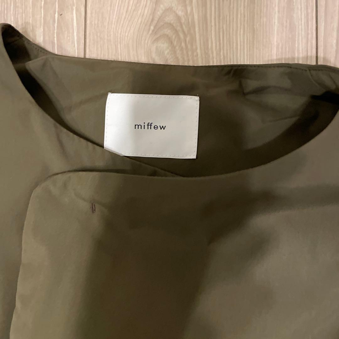 miffew 2025aw ダウン ロングコート