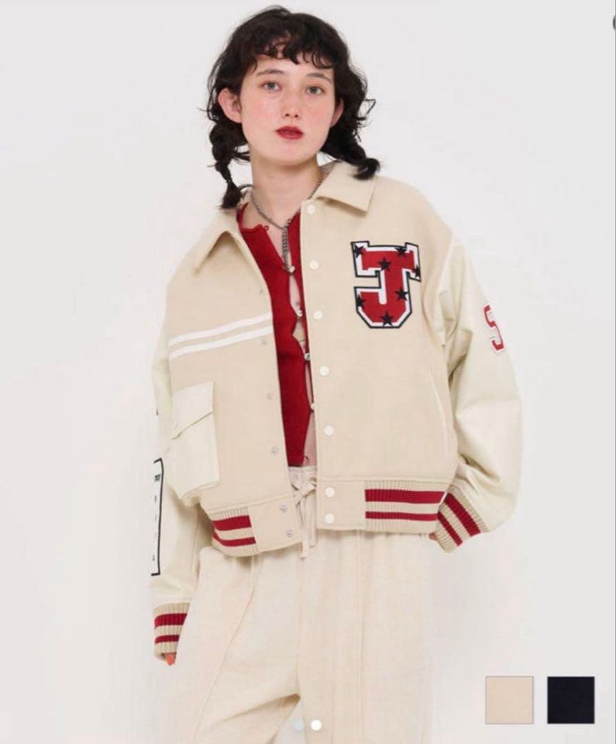 ももま TINA:JOJUN オリジナルワッペンスタジャン