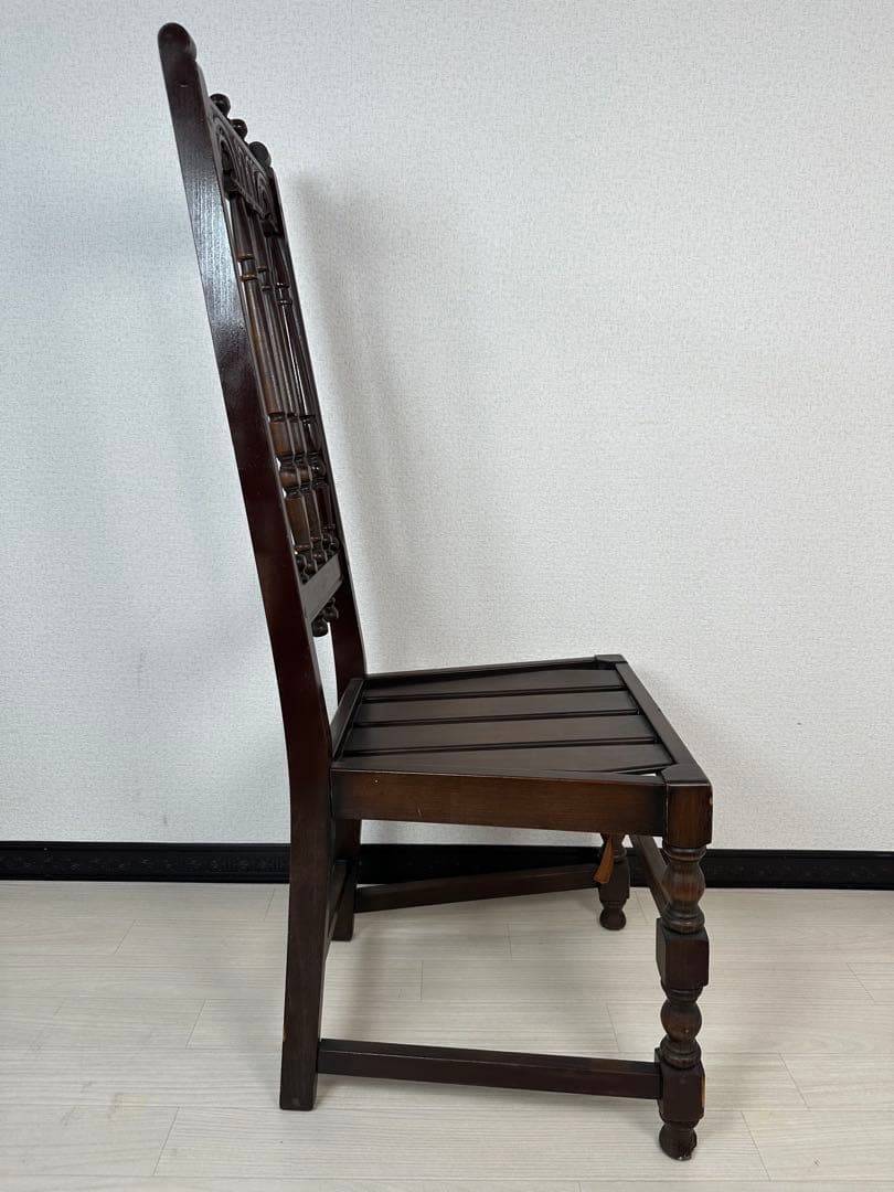 （2/2）英国 イギリス アーコール社 ビンテージ ハイバックチェア ※i4※