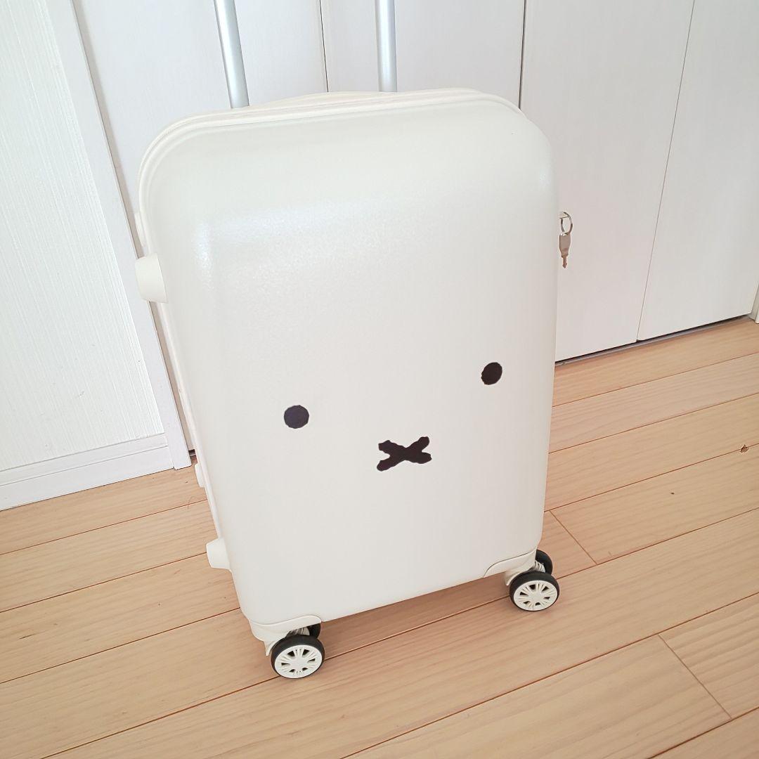 ミッフィー スーツケース キャリーケース(アイボリー ホワイト) S size