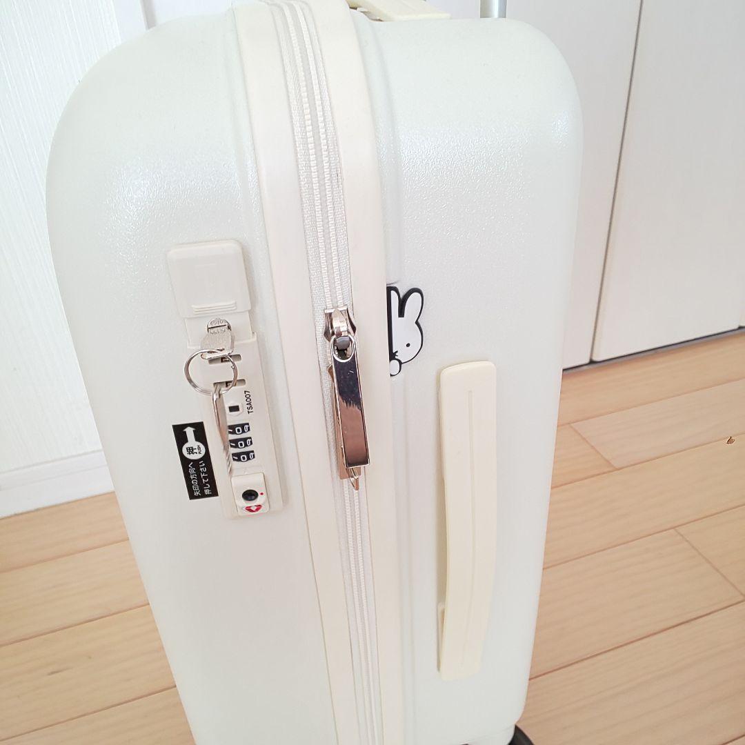 ミッフィー スーツケース キャリーケース(アイボリー ホワイト) S size