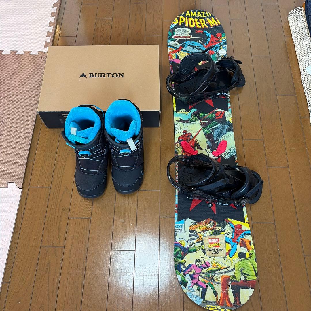 BURTON ジュニア 120cm スパイダーマン