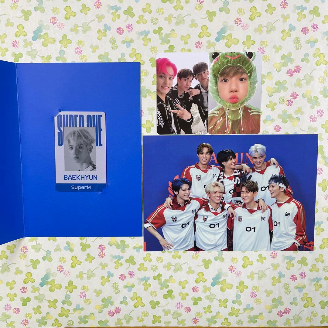 SuperM ベッキョン　トレカ　IDカード　SuperOne EXO べく
