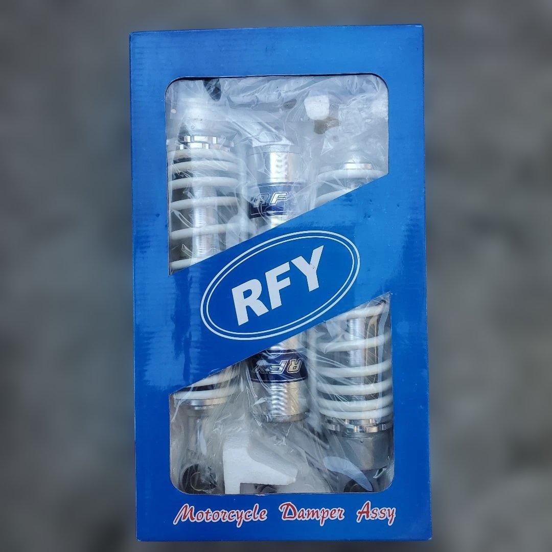 RFY　サスペンション（リアサス）タンク付バイク　320ｍｍ　汎用 ホワイト