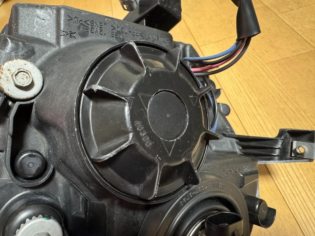 【7】L880Kコペン ヘッドライト ウレタン塗装してLED改装済み