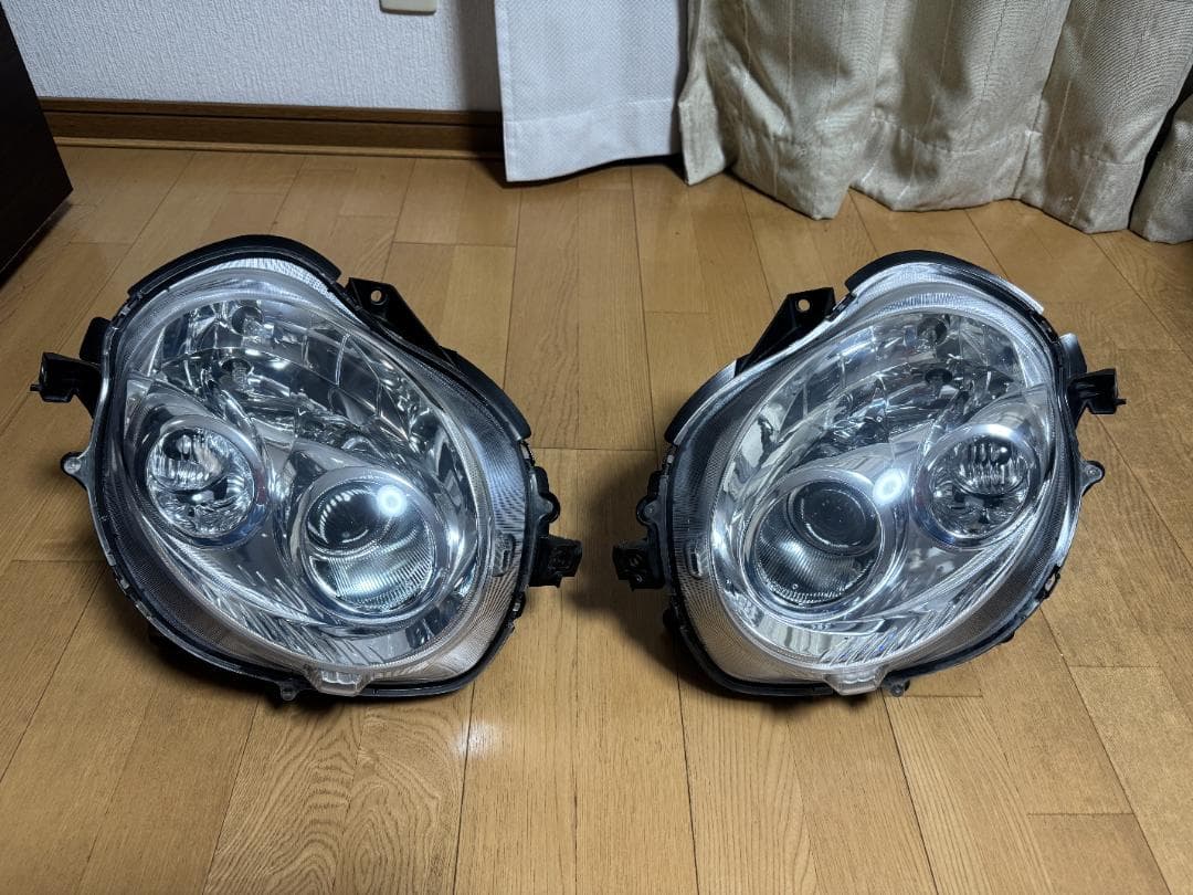 【7】L880Kコペン ヘッドライト ウレタン塗装してLED改装済み