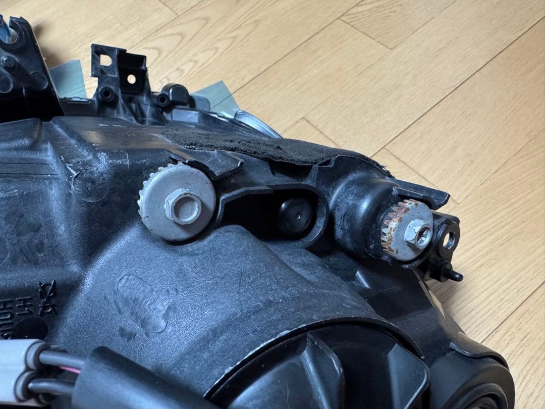 【7】L880Kコペン ヘッドライト ウレタン塗装してLED改装済み