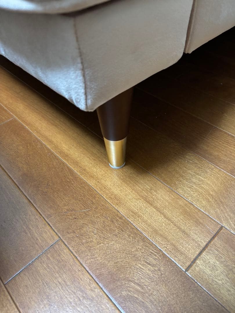 ロウヤ ベージュ 2人掛けソファ