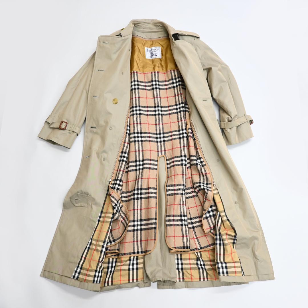 ♦︎ ■ 48396★バーバリーズ トレンチコート ノバチェック ライナー付\"