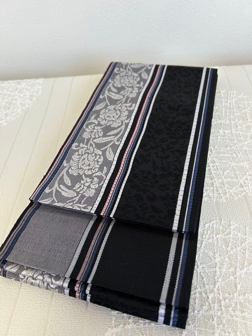 【難あり処分価格】半幅帯 小袋帯 並尺 博多織 新品 おしゃれ帯 浴衣 着物