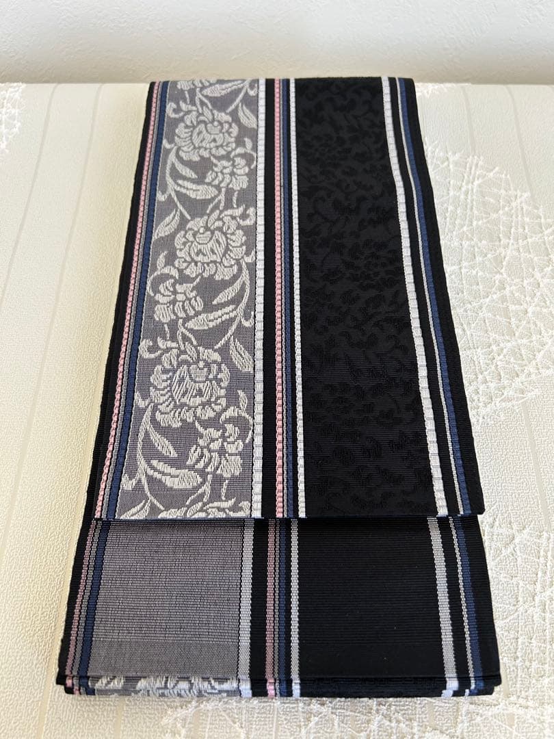 【難あり処分価格】半幅帯 小袋帯 並尺 博多織 新品 おしゃれ帯 浴衣 着物