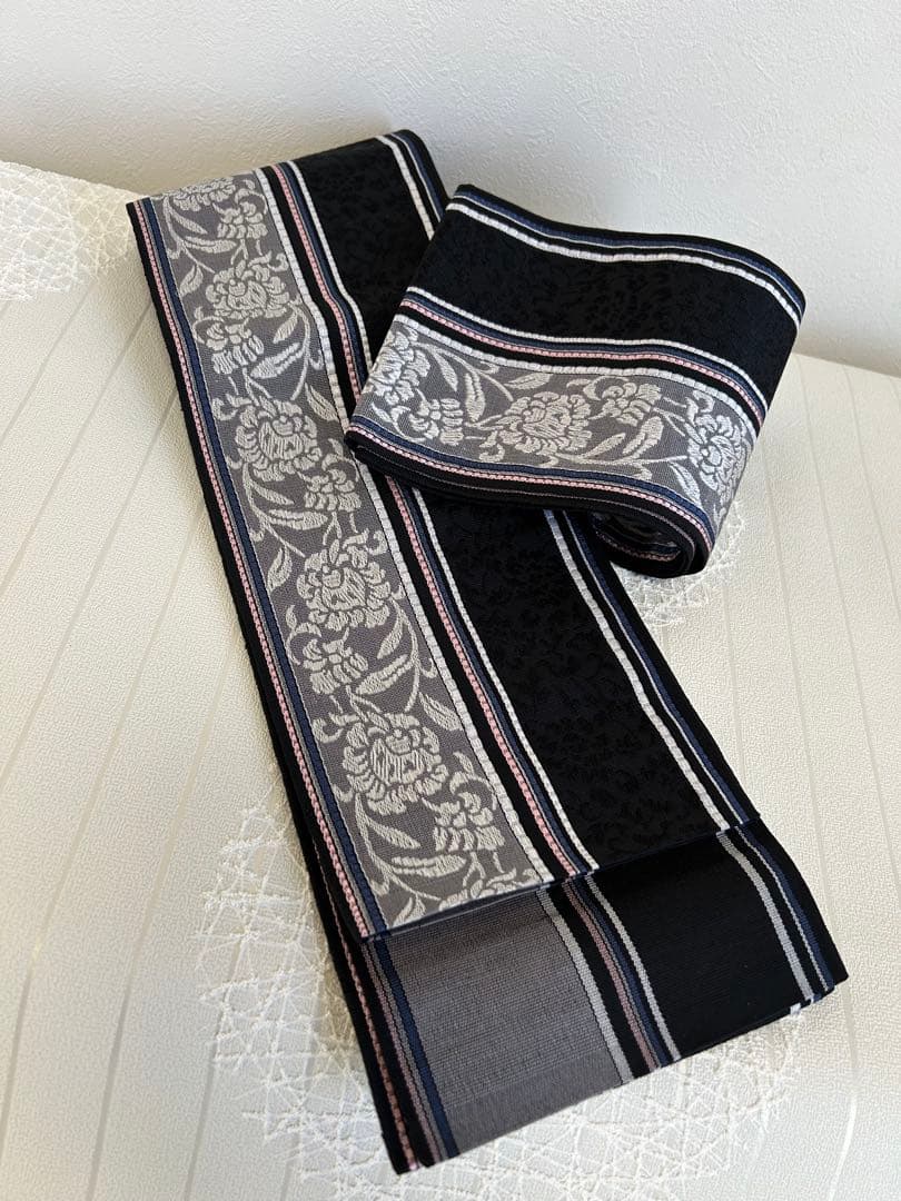 【難あり処分価格】半幅帯 小袋帯 並尺 博多織 新品 おしゃれ帯 浴衣 着物