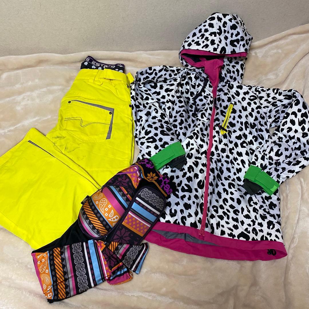 エ*ン様 ESTIVO スノボウェアM上下とプロテクターセット 初心者