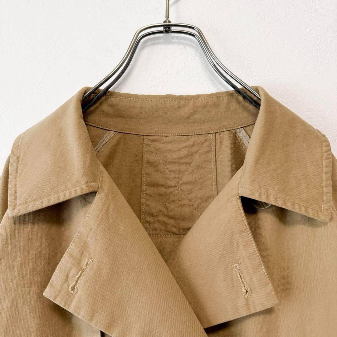 フリークスストア ポンチョトレンチコート ロング丈 ビッグシルエット ベージュ