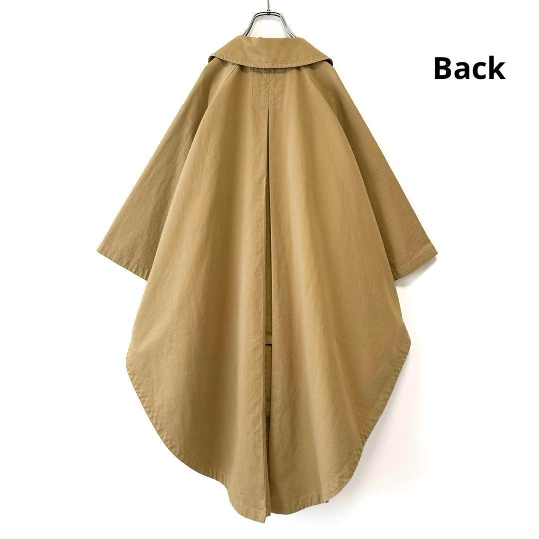 フリークスストア ポンチョトレンチコート ロング丈 ビッグシルエット ベージュ