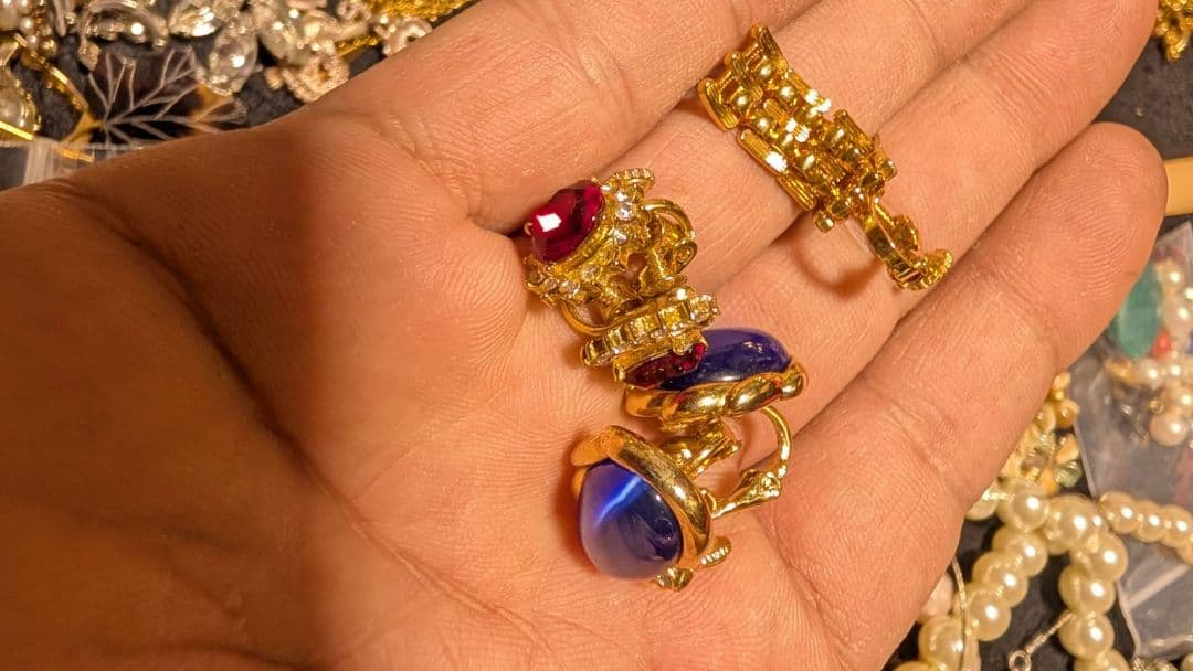 ジュエリーコレクションイミテーションアクセサリー約1.3キロ