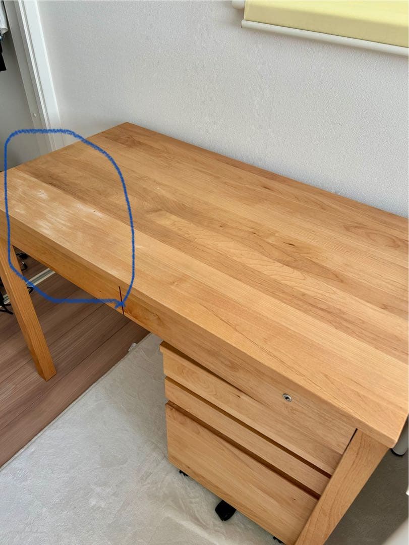 ミイさん専用　杉工場 レジー 引き出しデスク幅100cm