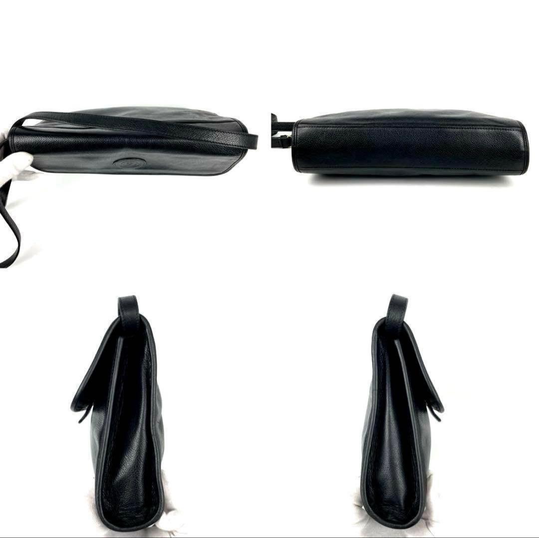 う*し様 グッチ　ショルダーバッグ　2way GG インターロッキング レザー