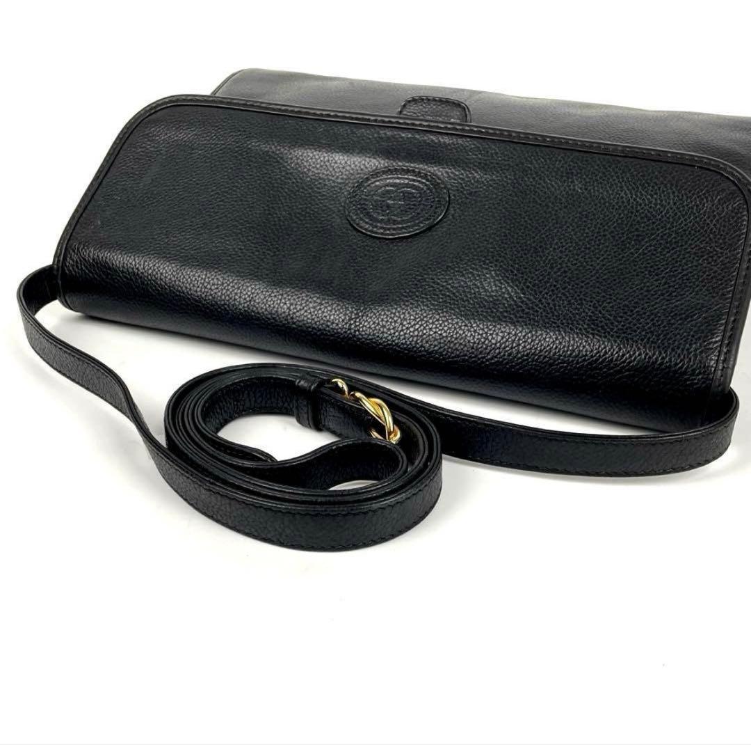 う*し様 グッチ　ショルダーバッグ　2way GG インターロッキング レザー