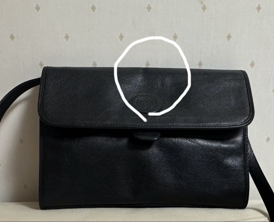 う*し様 グッチ　ショルダーバッグ　2way GG インターロッキング レザー