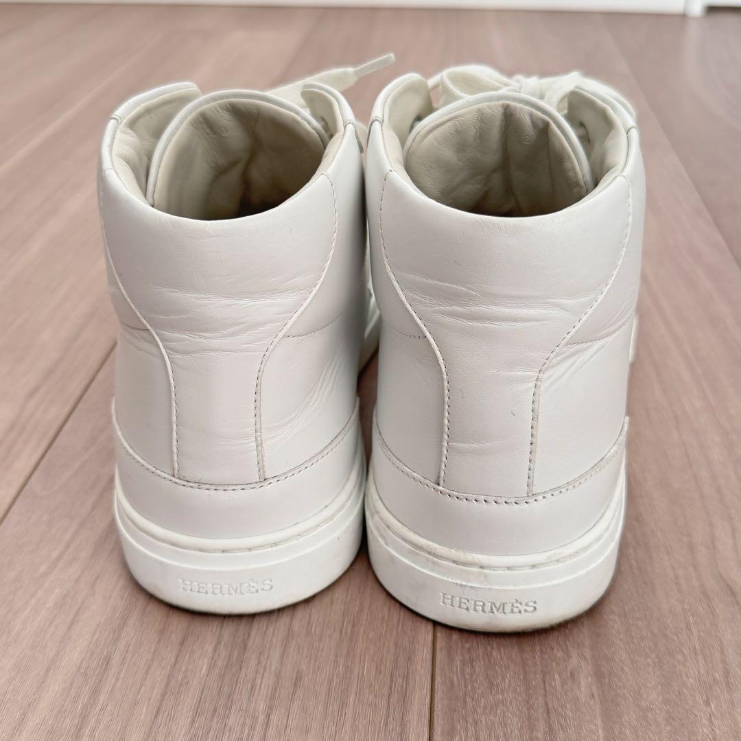 HERMES エルメス　ハイカットスニーカー　ケリーバックル38（25.0cm）