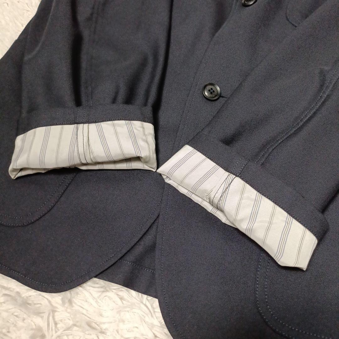 極美品■nanamica オーバサイズ テーラードジャケット ネイビー