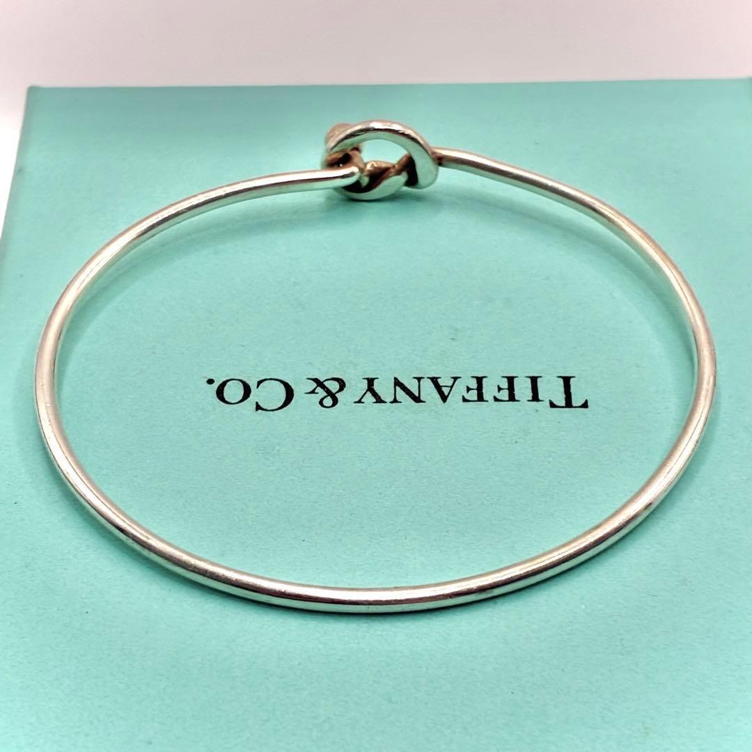 オールドティファニー フック＆アイ ラブノット バングル コンビ 925×750