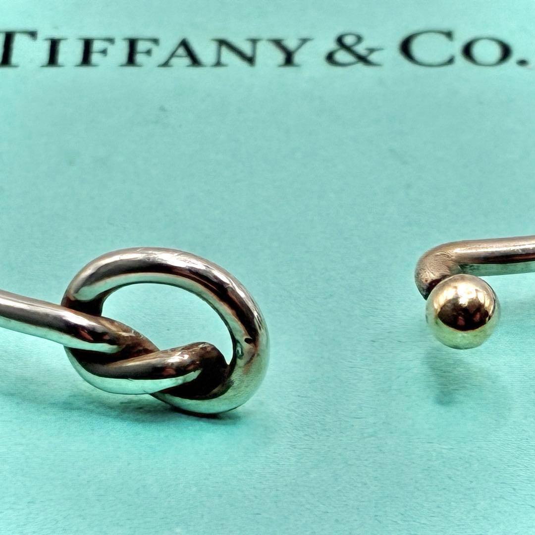 オールドティファニー フック＆アイ ラブノット バングル コンビ 925×750