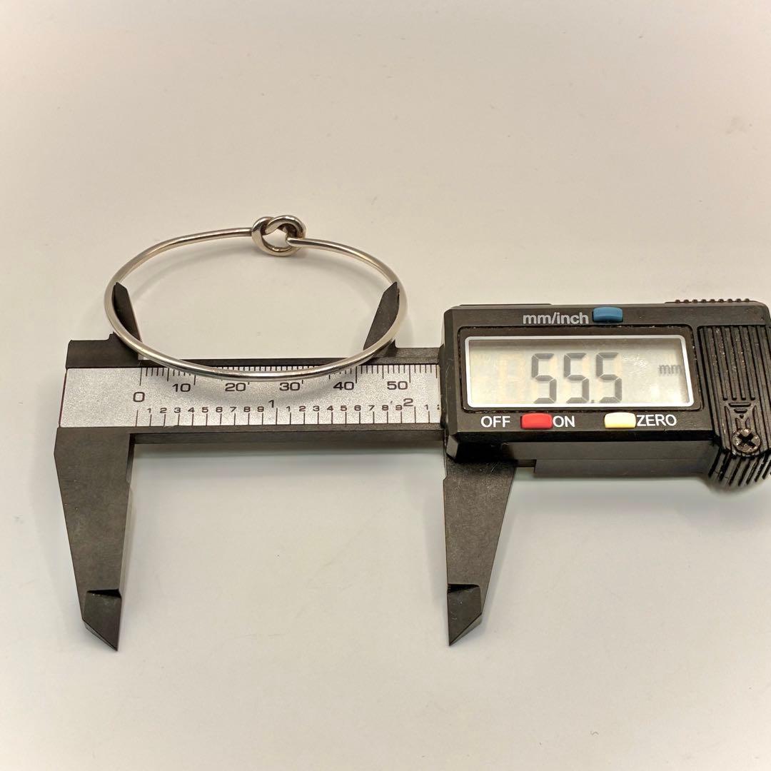 オールドティファニー フック＆アイ ラブノット バングル コンビ 925×750