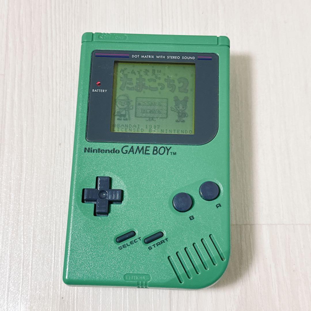 2437【動作品】ゲームボーイ 本体 初代 グリーン 任天堂