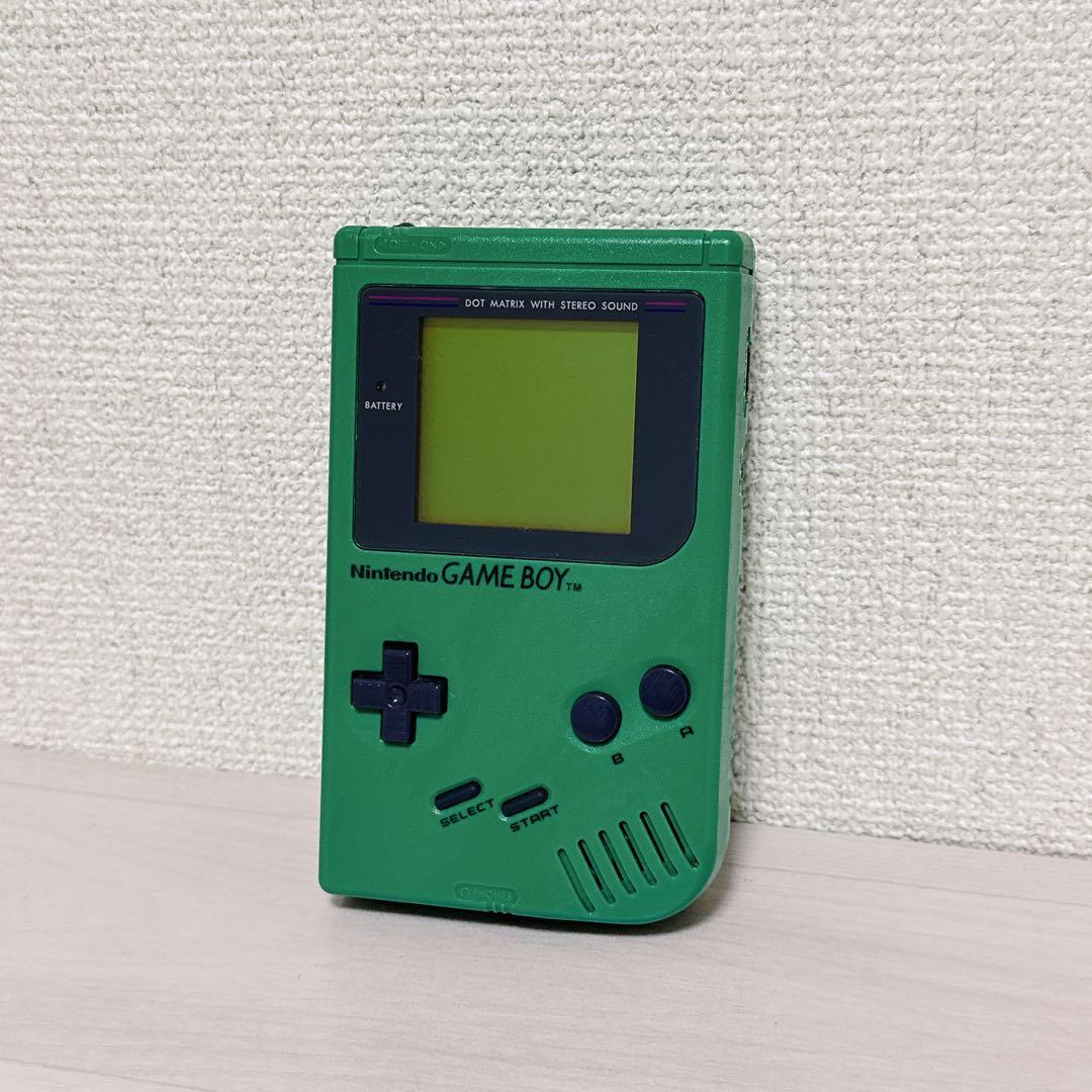 2437【動作品】ゲームボーイ 本体 初代 グリーン 任天堂