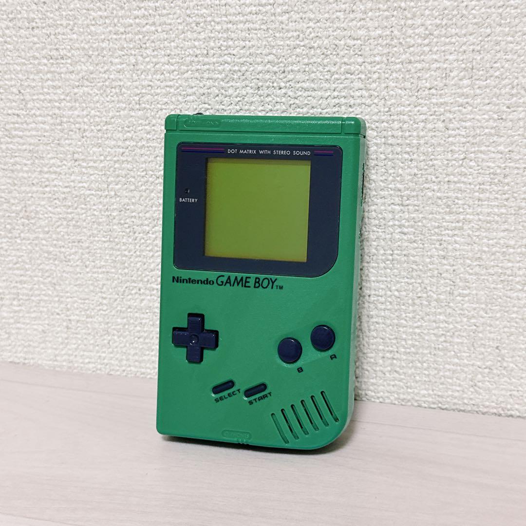 2437【動作品】ゲームボーイ 本体 初代 グリーン 任天堂