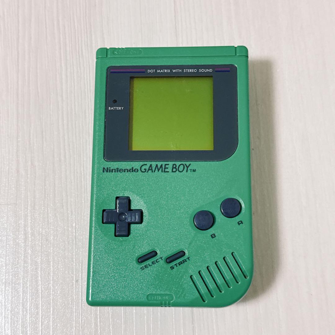 2437【動作品】ゲームボーイ 本体 初代 グリーン 任天堂