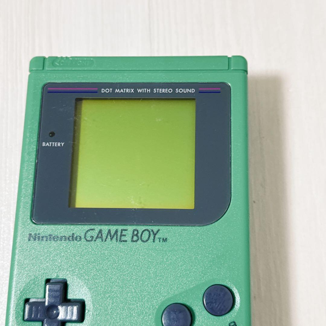2437【動作品】ゲームボーイ 本体 初代 グリーン 任天堂