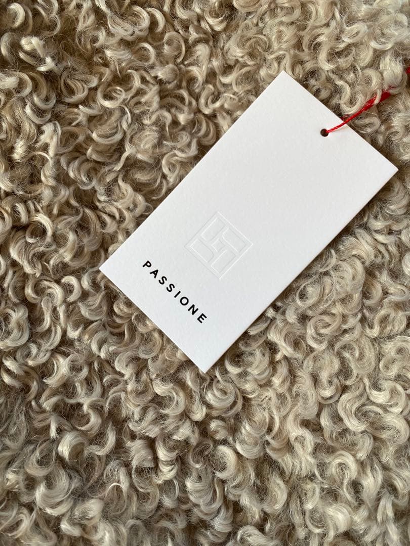 新品✨パシオーネ プードルファー ボアベスト モカ mal. rerereさん