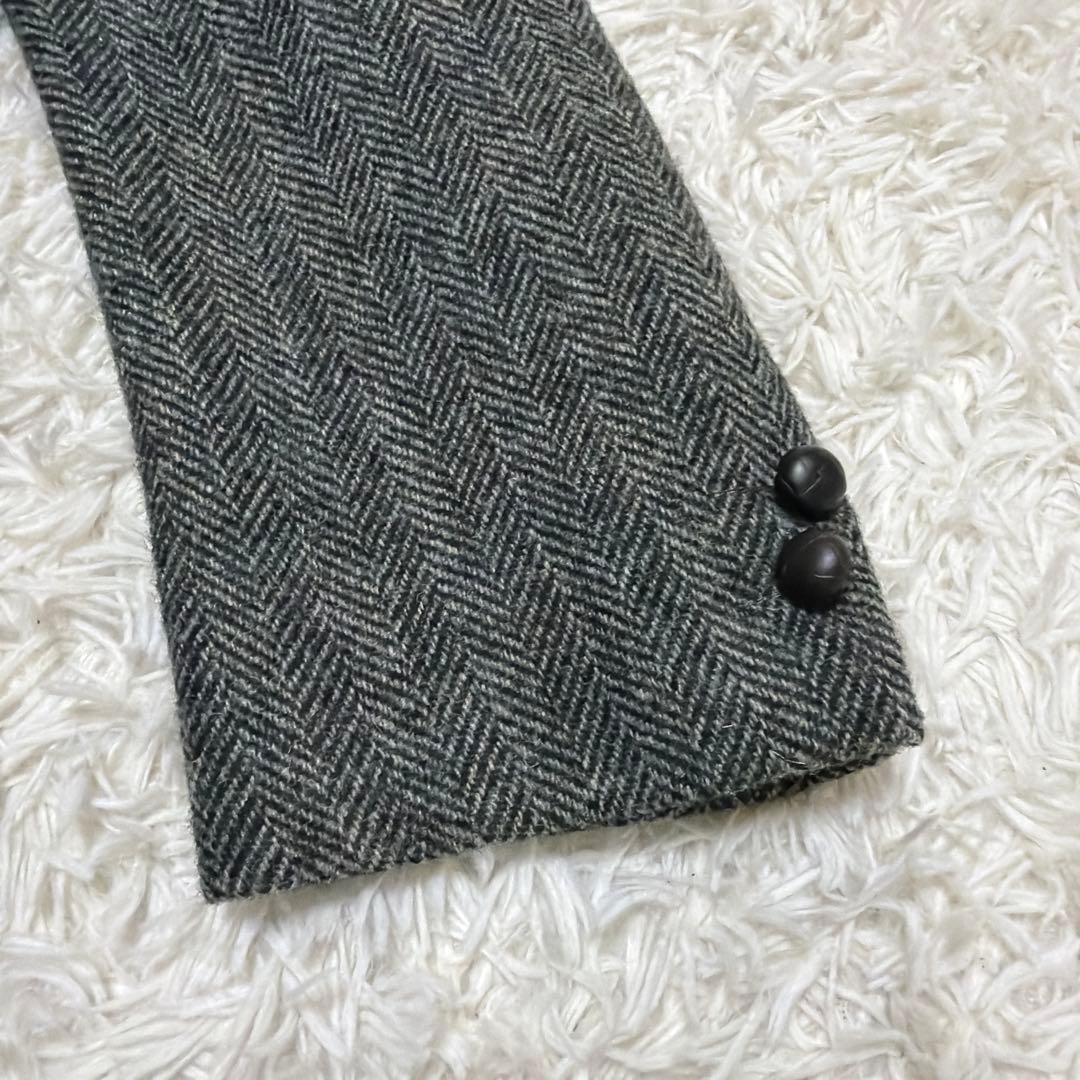 ジェイプレス　テーラードジャケット　ヘリンボーン　Sサイズ　くるみボタン