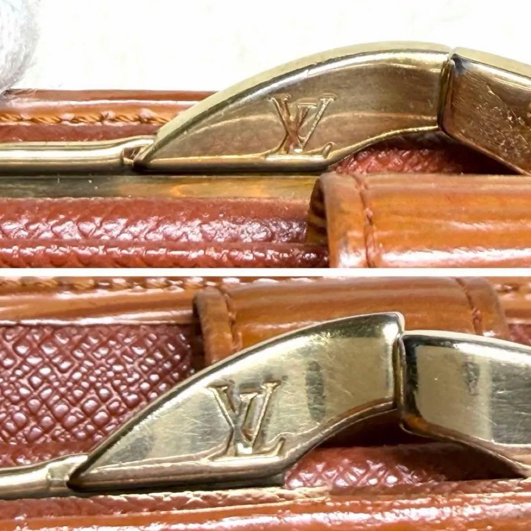 美品　LOUIS VUITTON ルイヴィトン エピ 財布 ブラウン　がま口