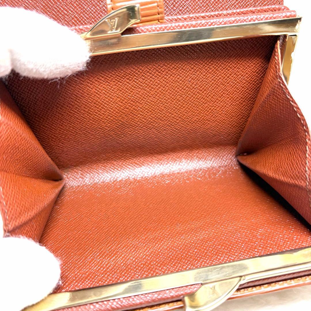 美品　LOUIS VUITTON ルイヴィトン エピ 財布 ブラウン　がま口