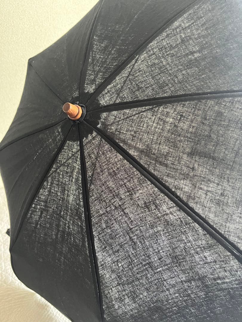 美品　中川政七商店　折りたたみ日傘　黒