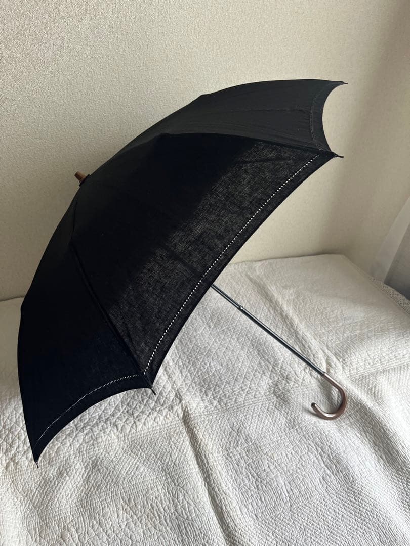 美品　中川政七商店　折りたたみ日傘　黒
